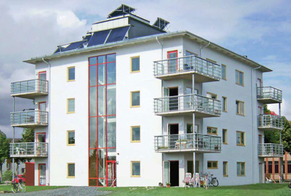 Energy Efficient Buildings - Passive House, Vara, Sweden, 2010
